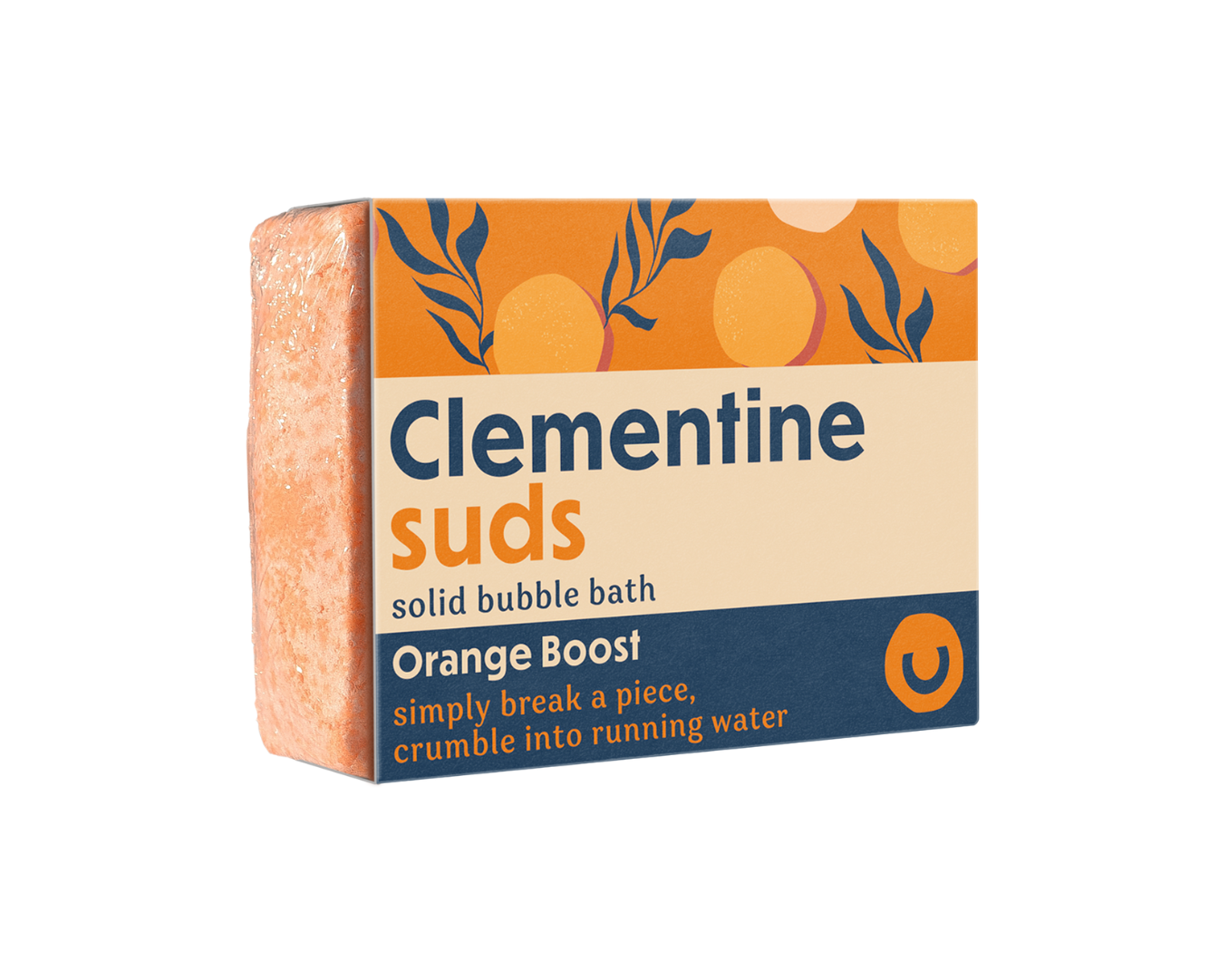 Orange Boost Solid Bubble Bath Clementinesuds